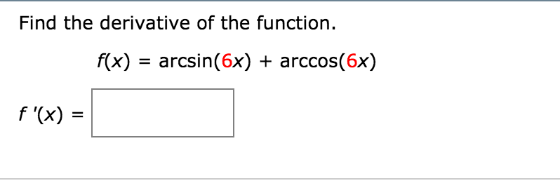 Solved Find the derivative of the function. f(x) = | Chegg.com