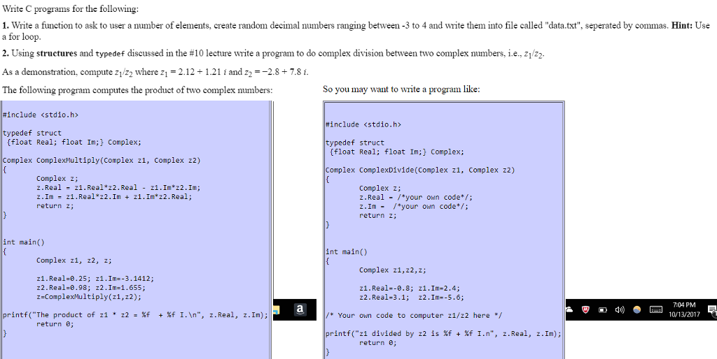 solved-write-c-programs-for-the-following-1-write-a-chegg