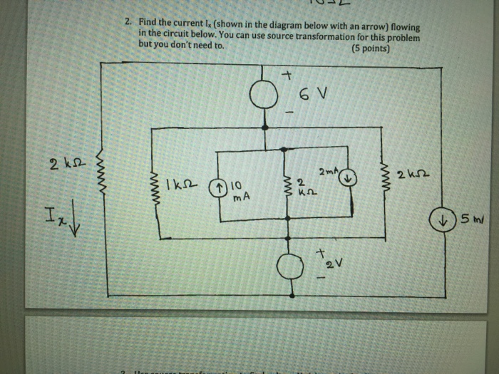 Solved find the current I(x) (shown in the diagram below | Chegg.com