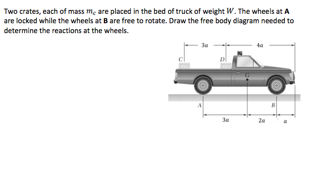 Solved Two crates, each of mass m_c are placed in the bed of | Chegg.com