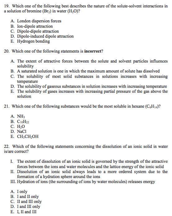 Solved Which one of the following best describes the nature | Chegg.com