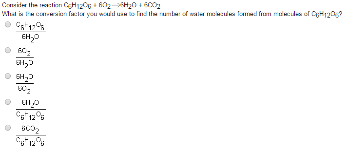 Solved Consider the reaction C_5H_12O_6 + 6O_2 rightarrow | Chegg.com