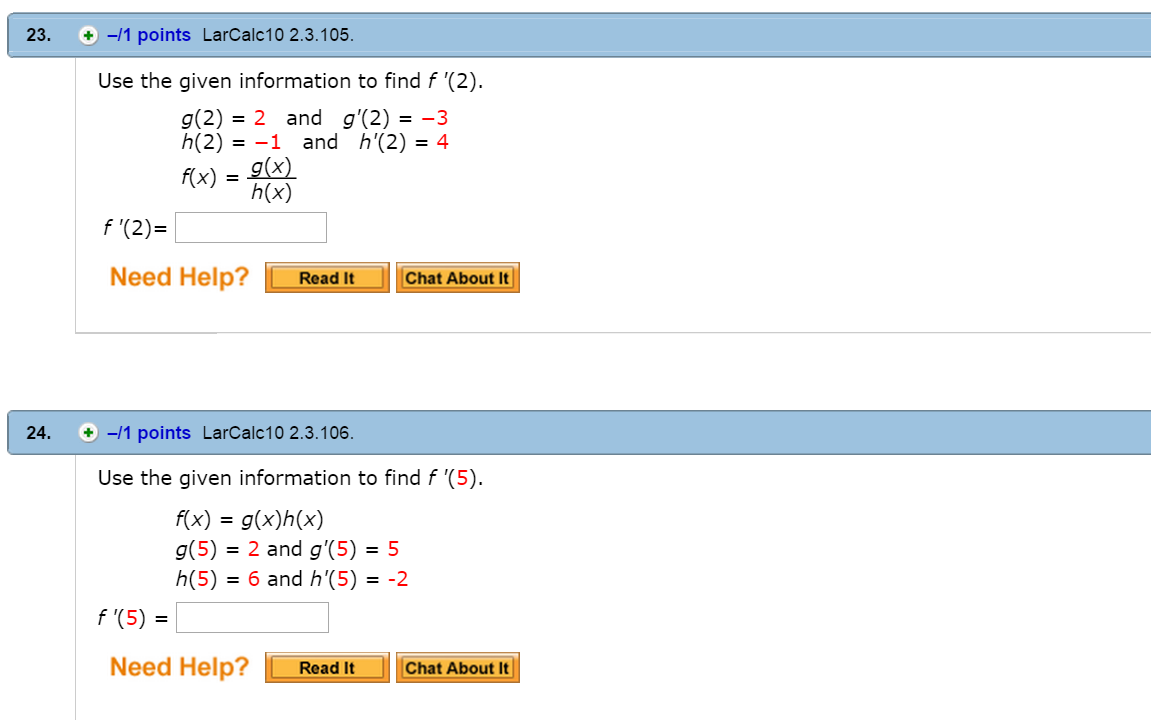 Solved Use The Given Information To Find F 2 G 2 2 Chegg Solved Use The Given Information To Find F 2 G 2 2 Chegg