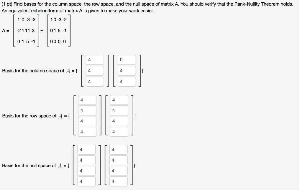 solved-1-pt-find-bases-for-the-column-space-the-row-chegg