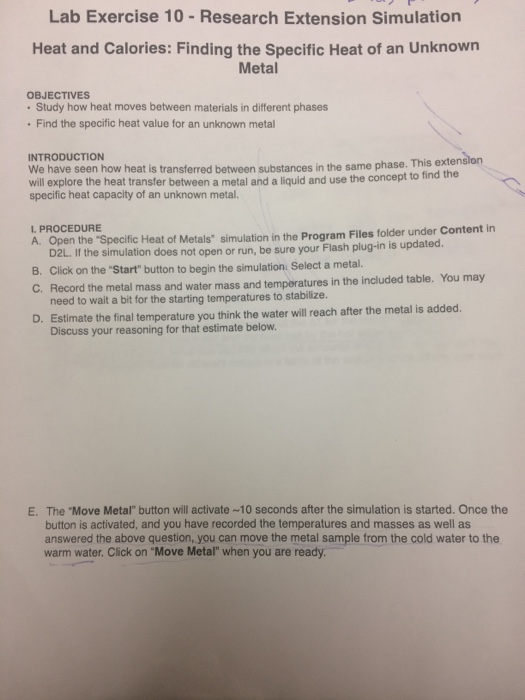 Solved This A Part Of My Experiment Procedure I Did Answer Chegg