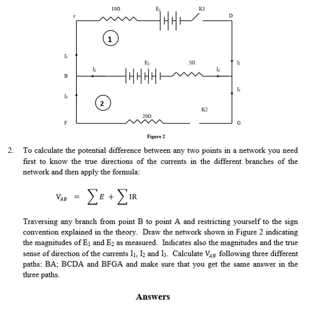 How To Calculate Potential Difference Between Two Points