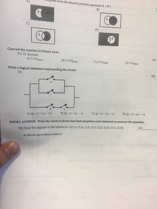 Solved Convert The Number To Binary Form. 15 Decimal | Chegg.com