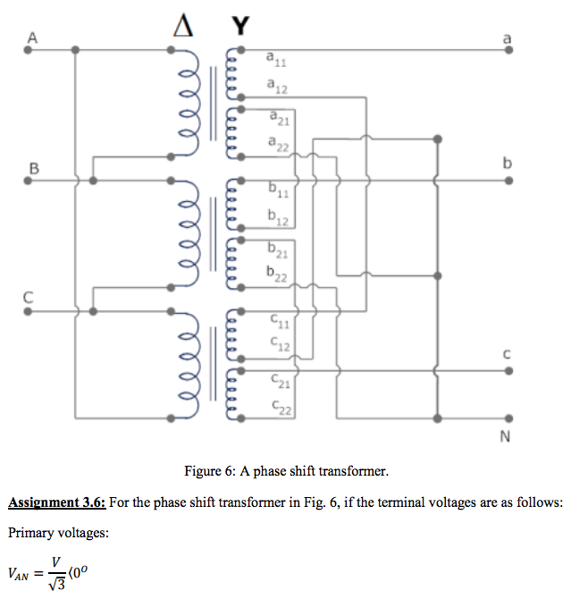 Transformer on sale phase angle