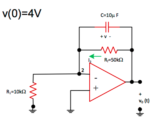Solved How to solve the first order Op Amp Circuit. I'm | Chegg.com