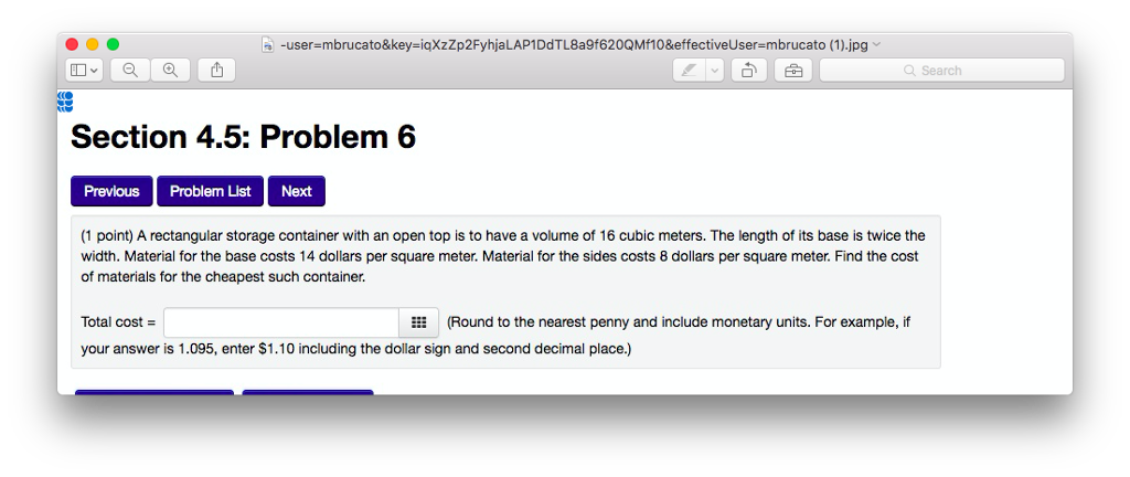 Solved: A Rectangular Storage Container With An Open Top I... | Chegg.com