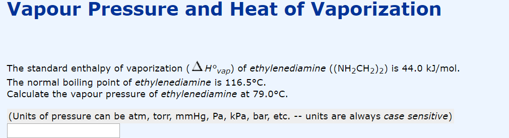 solved-the-standard-enthalpy-of-vaporization-delta-h-chegg