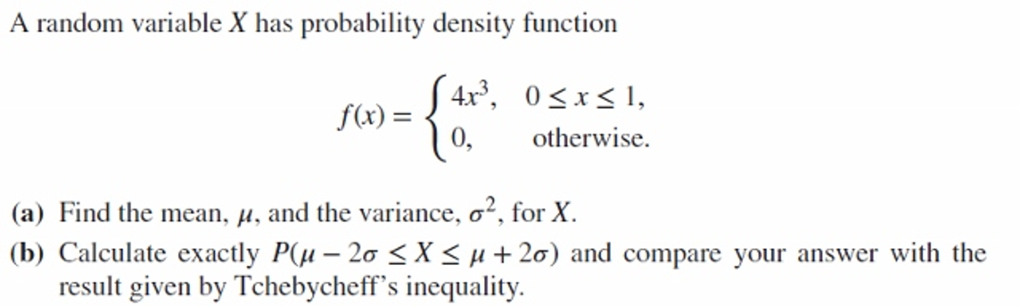 Solved c) Let Y = X3 . Find the expected value of Y. | Chegg.com