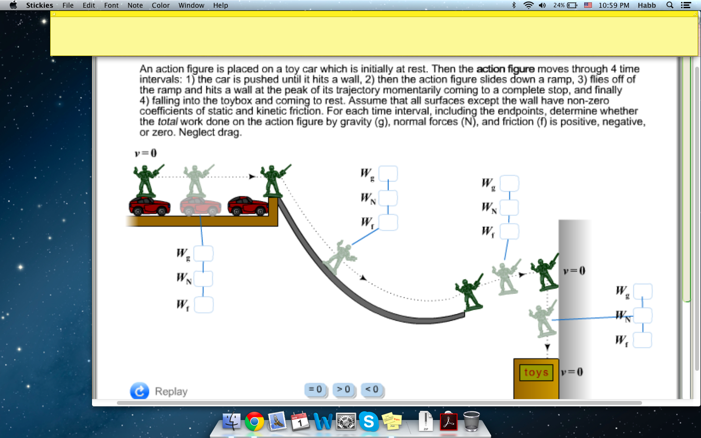 An action figure is placed on a toy car which is