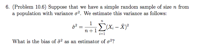 Solved Suppose that we have a simple random sample of size n | Chegg.com