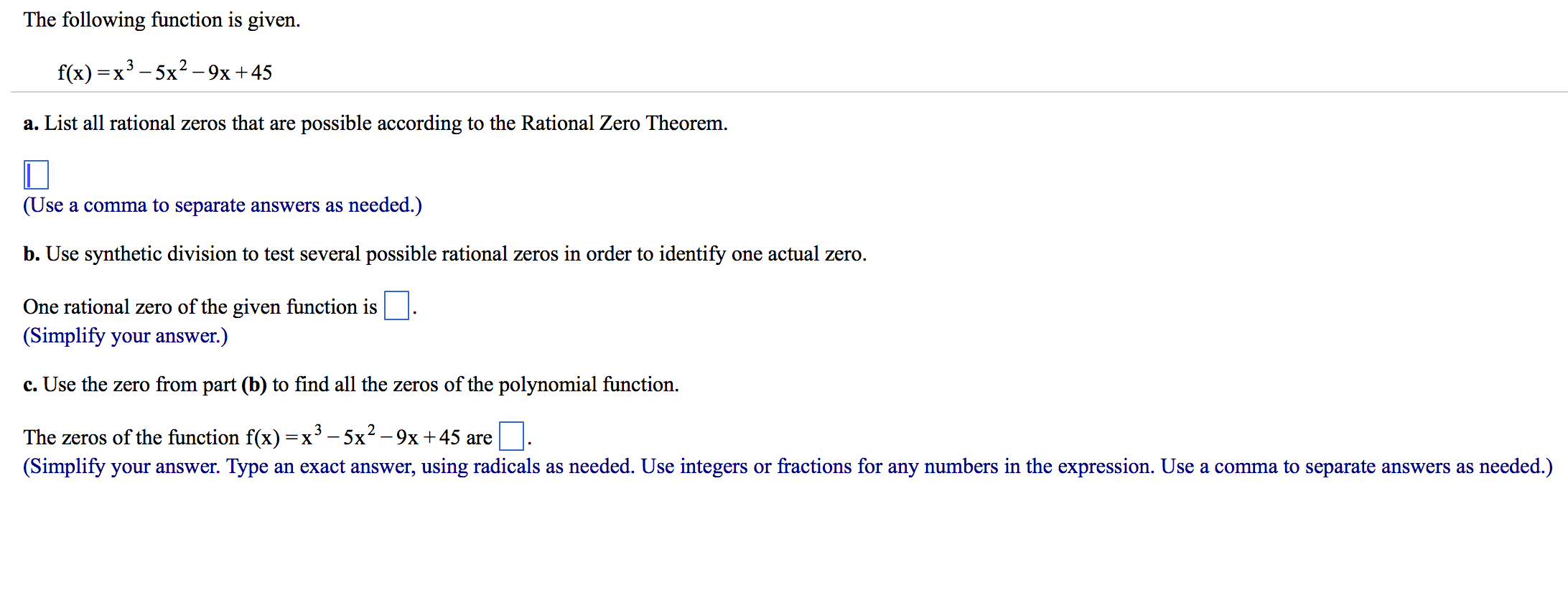 solved-the-following-function-is-given-f-x-x-3-5x-2-chegg