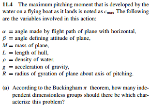 Solved 11.4 The maximum pitching moment that is developed by | Chegg.com