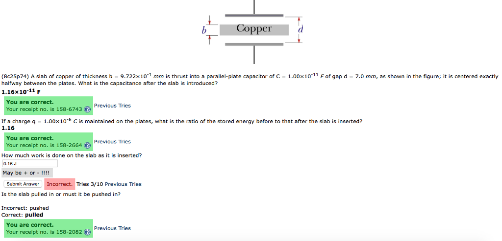 Solved Copper D (8e25p74) A Slab Of Copper Of Thickness B | Chegg.com