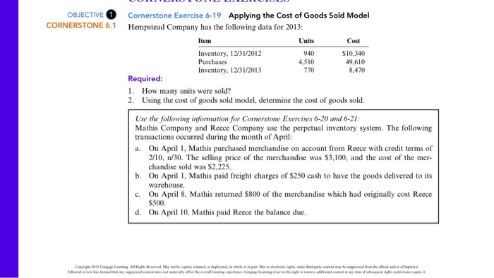Solved How many units were sold? Using the cost of goods | Chegg.com