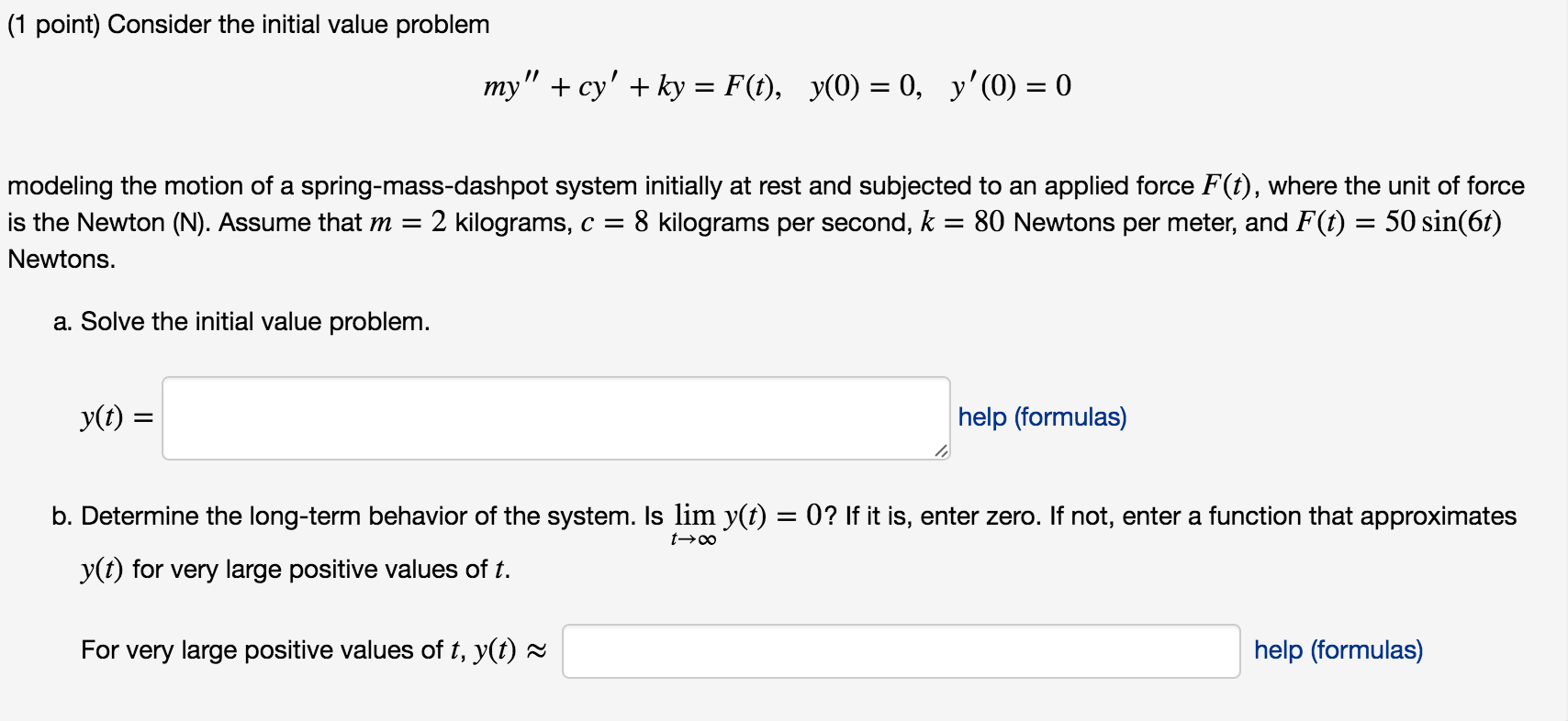 Solved Consider The Initial Value Problem My Cy Ky Chegg Com