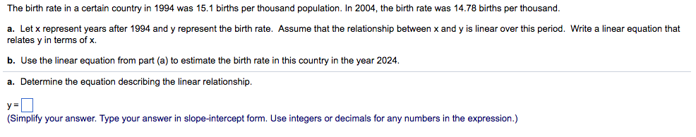 solved-the-birth-rate-in-a-certain-country-in-1994-was-15-1-chegg