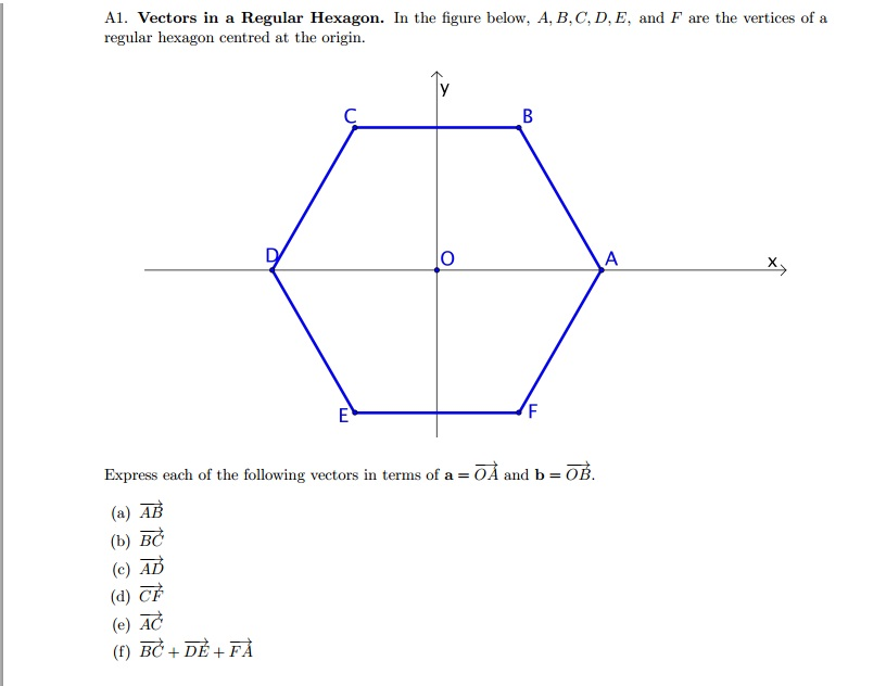 solved-vectors-in-a-regular-hexagon-in-the-figure-below-chegg