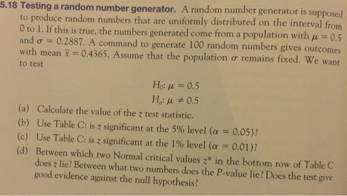random number generator questions
