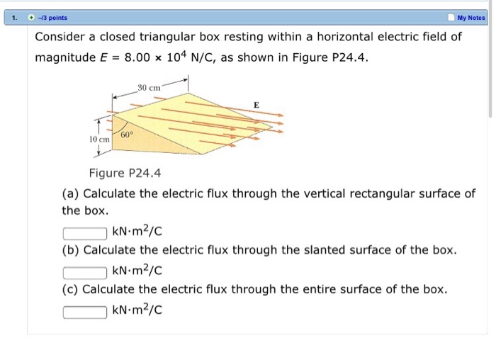 Solved Consider a closed triangular box resting within a