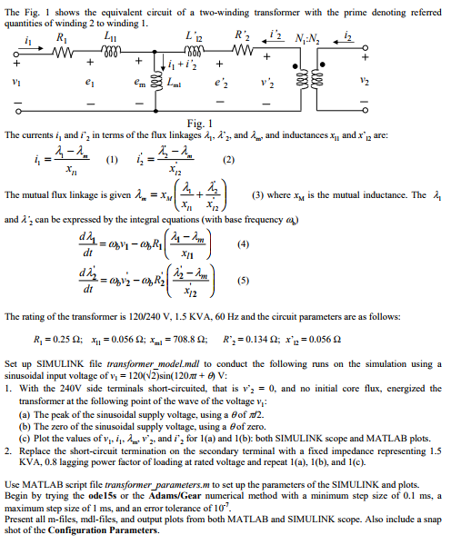 Solved The Fig. shows the equivalent circuit of a | Chegg.com