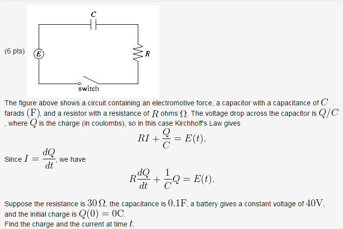 Solved The Figure Above Shows A Circuit Containing An | Chegg.com