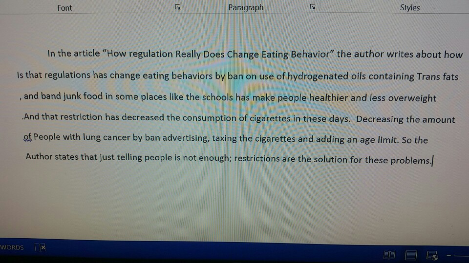 Can you fix this paragraph chegg