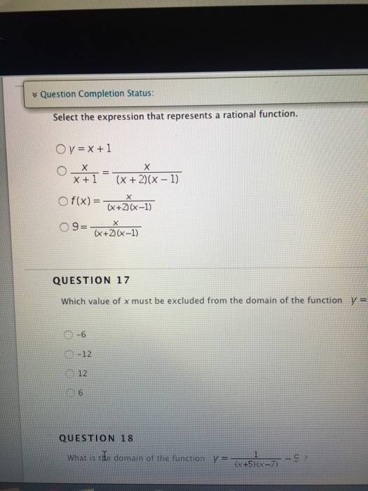 Solved Select the expression that represents a rational | Chegg.com