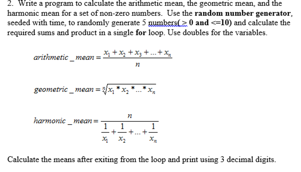 the artmatic mean