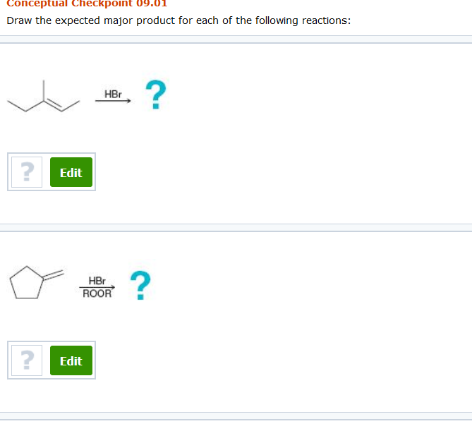 Solved Conceptual Checkpoint 09.01 Draw the expected major | Chegg.com