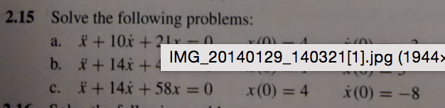 Solved 2.15 Solve The Following Problems: | Chegg.com