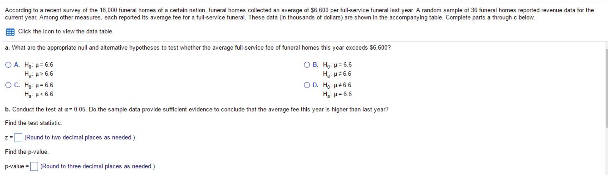Solved According to a recent survey of the 18,000 funeral