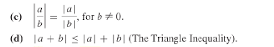 Solved Proofs Involving Absolute Values.(c) |a/b| = |a|/|b|, | Chegg.com