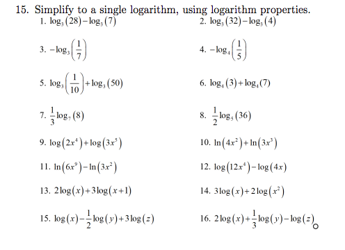 Logarithmic simplifier on sale