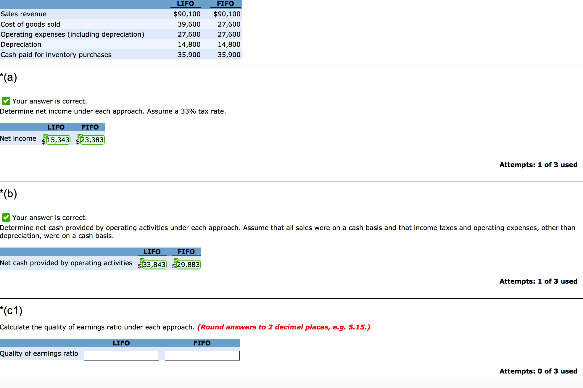 Solved Determine Net Income Under Each Approach. Assume A | Chegg.com