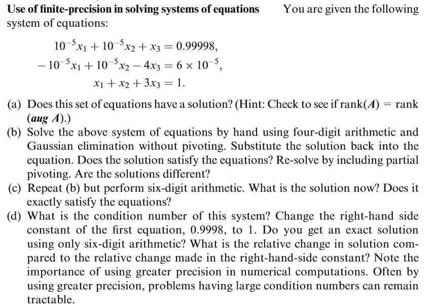 3x3 equation systems