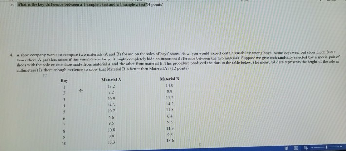 Solved 3 What is the key difference between a I sample | Chegg.com