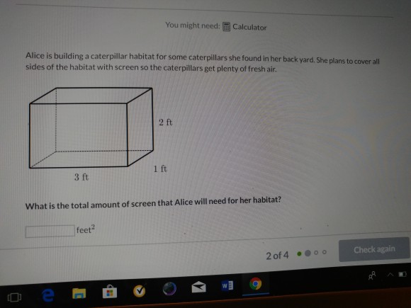 Solved You Might Need Calculator Alice Is Building A