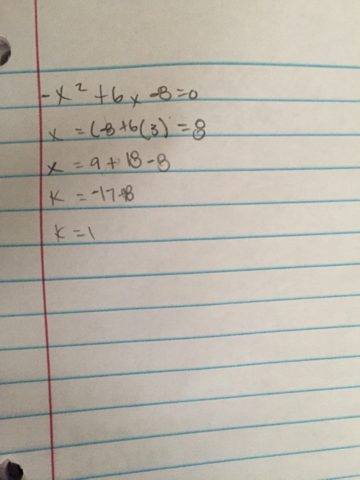 find the value of x when 6 2x 5x 9x 8