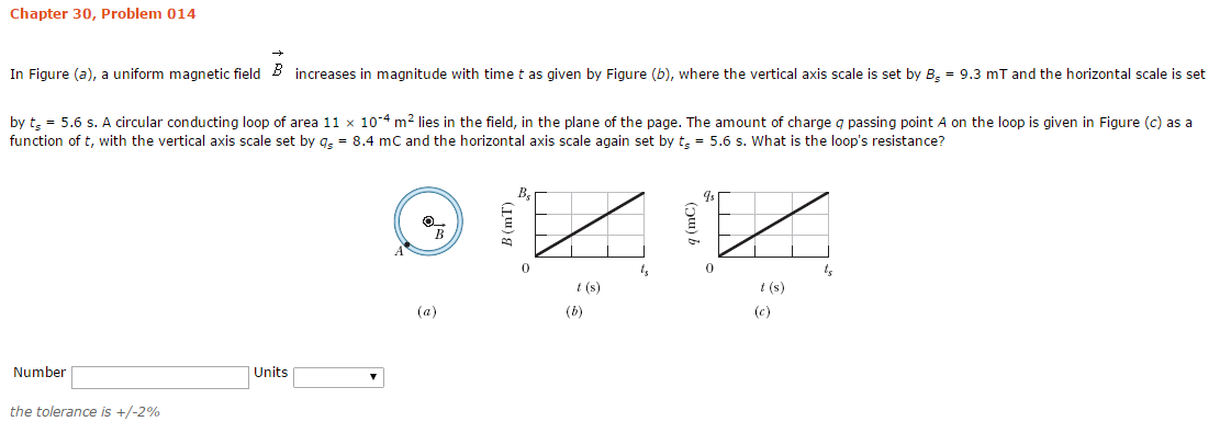 Solved In Figure (a), a uniform magnetic field B increases | Chegg.com