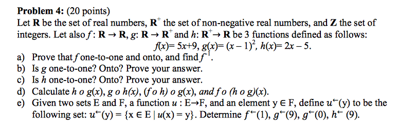 let r be the set of real numbers