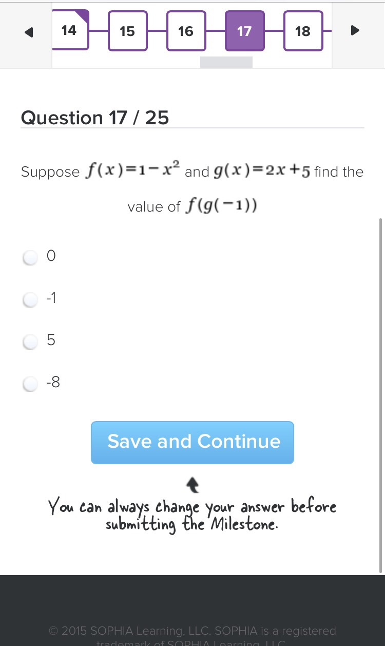 Solved Suppose F(x) = 1 - X^2 And G(x) = 2x +5 Find The 