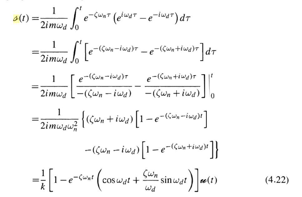 Use equation 4.22 to derive the impulse response of a | Chegg.com