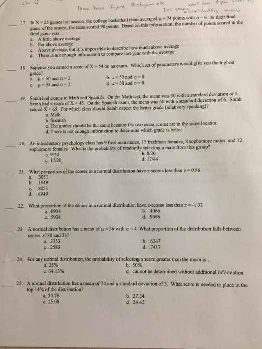 Solved In N = 25 games last season, the college basketball
