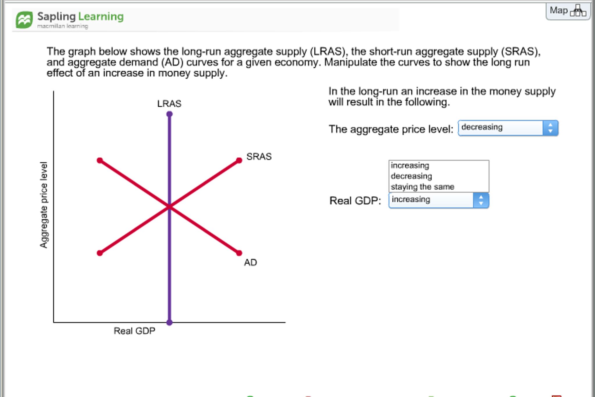 The graph below shows