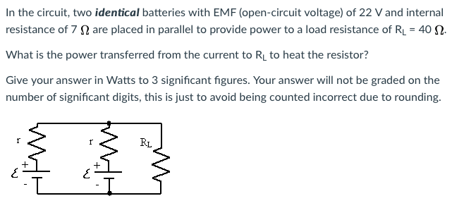 Solved In The Circuit, Two Identical Batteries With EMF | Chegg.com