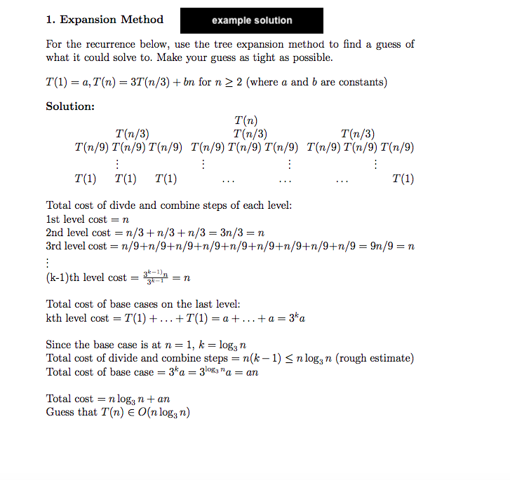 solved-1-expansion-method-for-the-recurrence-below-use-the-chegg